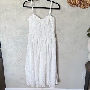 Elegant White Lace Dress evolutionary apparel